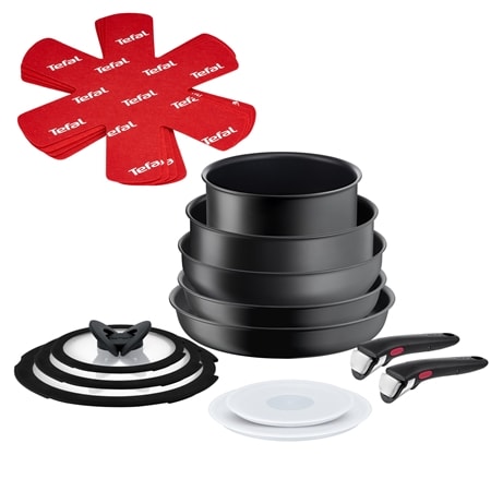 Tefal Ingenio Ultimate Induction Non-stick 12pc Set & BONUS cookware protec