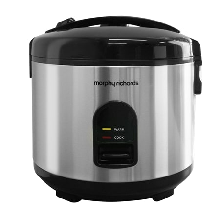 Morphy Richards 10 Cup Rice Cooker - Stainless Steel