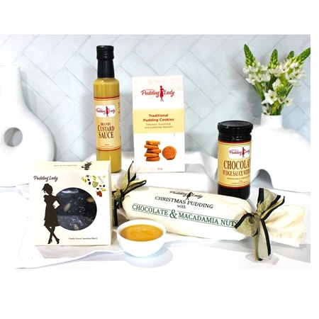 The Pudding Lady Christmas 5-Piece Chocolate Lovers Pack