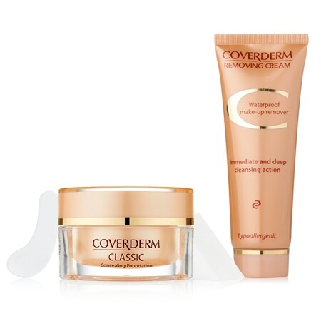 COVERDERM Classic Foundation & Removing Cream Duo