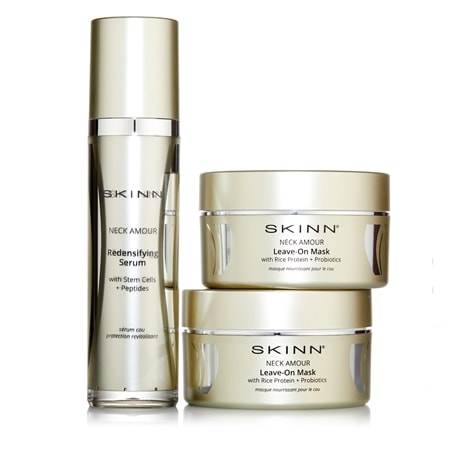 SKINN Neck Amour Leave On Mask and Serum Skincare Trio