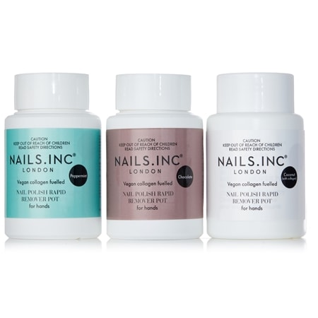 Nails Inc Nail Wardrobe of Nail Polish Remover Pots