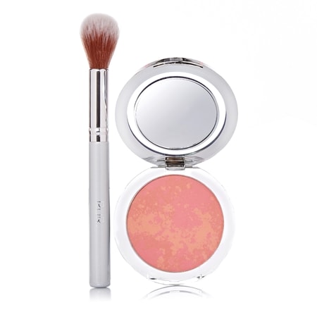 PUR Skin Perfecting Powder Blush Pretty in Peach w/ Brush
