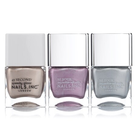 Nails Inc 3 Piece The Metal Kit