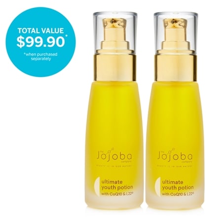 The Jojoba Company Ultimate Youth Potion CoQ10 & L22 50ml 2 For 1