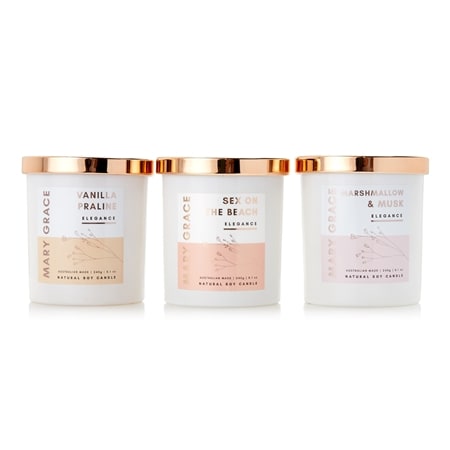 Mary Grace Summer Sweets Jar Candle Trio 240g