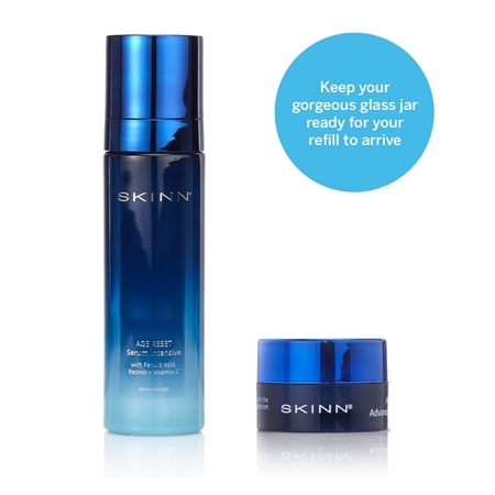 SKINN Age Reset Serum Intensive NEW Refillable Glass 50ml