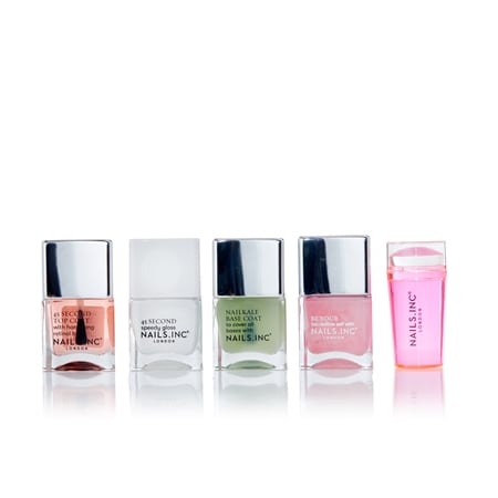 Nails Inc 10th Anniversary Easy French Mani 5 Pce Collection