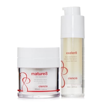 Ciencia Mature8 Cream & Exeler8 Serum Wrinkle Reduction Duo