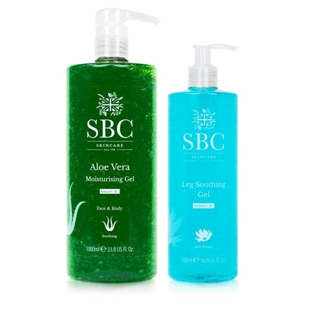 SBC Supersize Aloe Vera Moisturising Gel w/ BONUS Soothing Gel