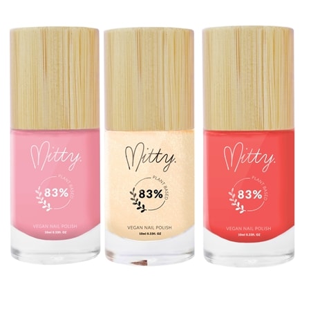 Mitty Plant Based Softly Nail Polish Trio 10ml