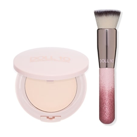 Doll 10 T.C.E. Super Coverage Powder Foundation w/ Ltd Edn Brush