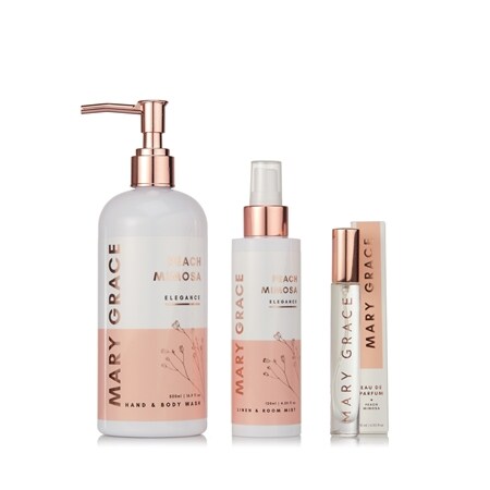 Mary Grace Peach Mimosa Limited Edition 3 Piece Collection