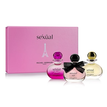 Sexual Fleur, Noir & Secret EDP by Michel Germain 3pc Fragrance Set