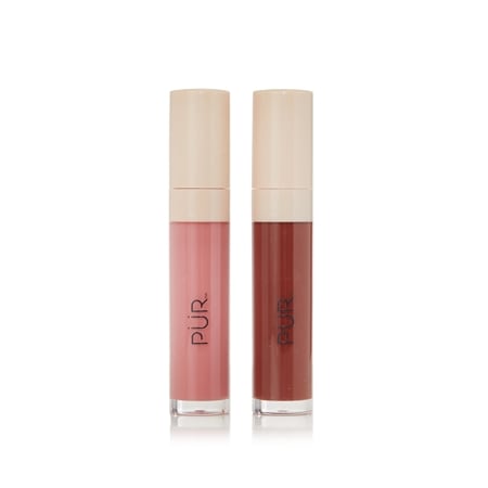 PUR Glossy Lip Tint Plumping Lip Oil 9.5ml DOUBLE UP