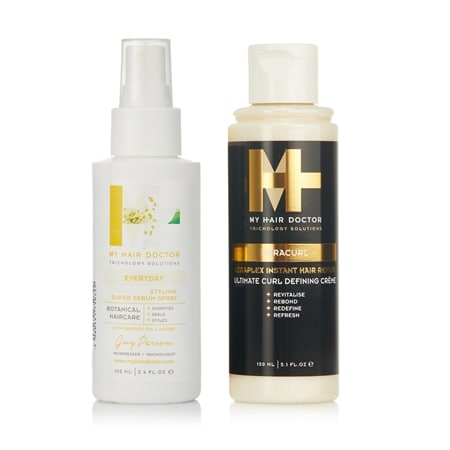My Hair Doctor Keracurl Ultimate Defining Creme + D-Tangle Spray