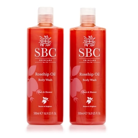 SBC Rosehip Body Wash Double Up 500ml