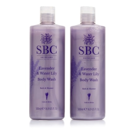 SBC Lavender & Water Lily Body Wash Duo 500ml