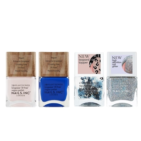 Nails Inc. Glitter Me 4 Piece Nail Polish Collection 14ml