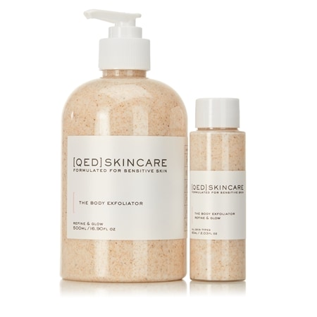 [QED] Skincare The Body Exfoliator Refine and Glow 500ml + 60ml Bonus