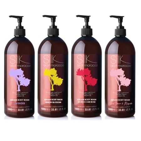 Oil of Morocco Argan Body Wash Awesome Resort Foursome 1 Litre