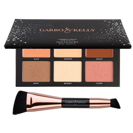 Garbo & Kelly Instagirl 6 Colour Contour Palette 27g & Brush