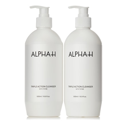 Alpha H Triple Action Cleanser with Thyme 500ml 2 For 1