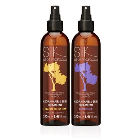 Oil of Morocco Argan Hair & Skin Treatment Pure Luxury DUO 250ml
