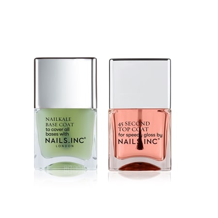 Nails Inc Number Ones Top Coat & Base Coat Duo 5ml