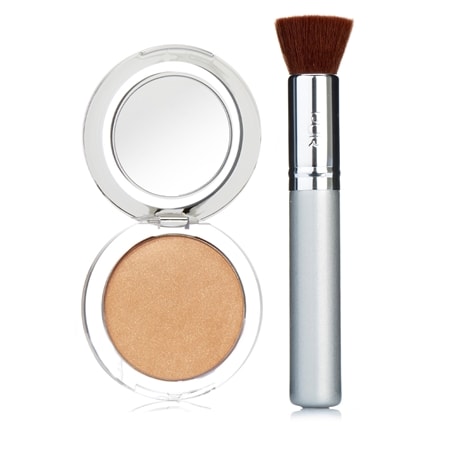 PUR Skin Perfecting Mineral Glow Bronzing Powder w/Bonus Brush
