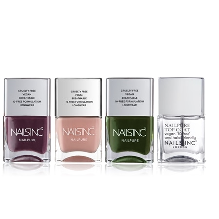 Nails Inc NailPure Autumn 4 Piece Collection