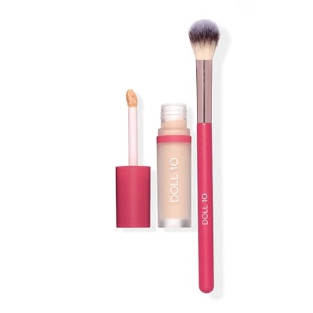 Doll 10 Skin Genius Serum Concealer with Reishi Mushroom 6ml w/ Brush