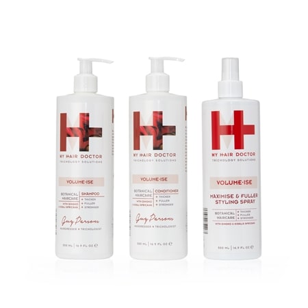 My Hair Doctor Volume-ise S&C 500ml w/ NEW Maximise Spray Supersize 500ml