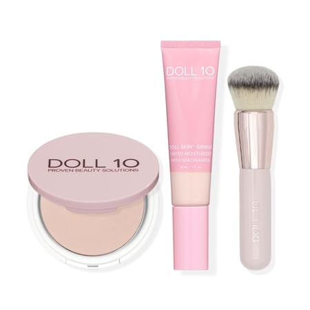 Doll 10 Skin Genius Tinted Moisturiser & Powder 3Pc Filtered Effect