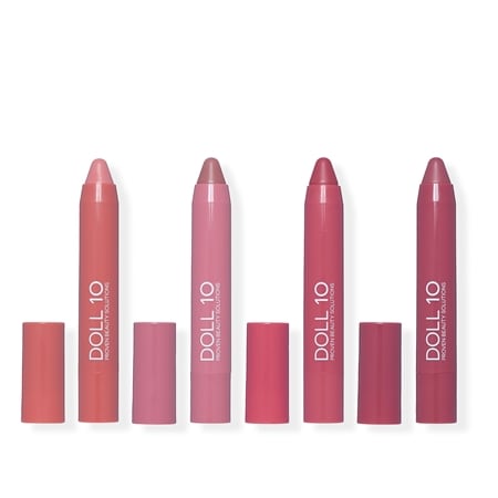 Doll 10 Peptide Plump Soft Focus Lip Crayon Quad One Kiss at a Time