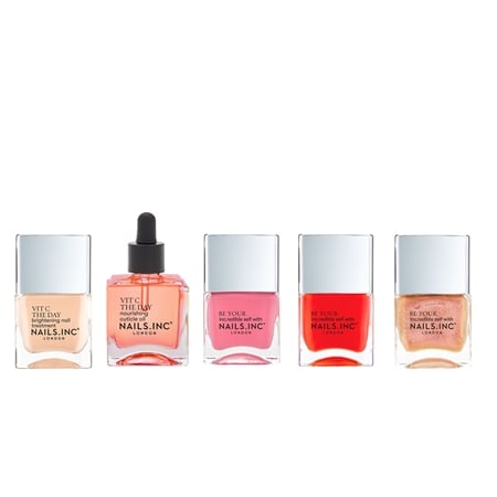 Nails Inc. Vitamin C Nail Polish & Treatment 5Pc Collection