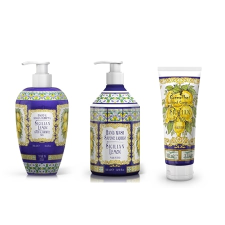 Rudy Italian Bath & Body 3Pc Body Wash, Hand Wash & Hand Cream
