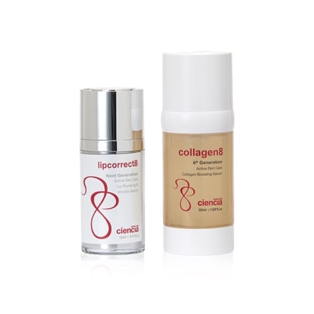 Ciencia Collagen8 50ml & LipCorrect8 15ml Serum Duo