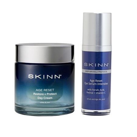 SKINN Age Reset Day Cream and Supersize Eye Serum Duo