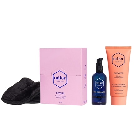 Tailor Skincare Cleanser and Mask with Bonus Cloth