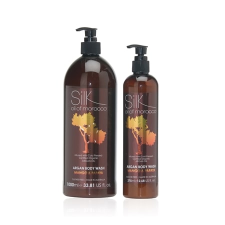 Oil of Morocco Argan Mango & Papaya Body Wash Duo Birthday Bundle