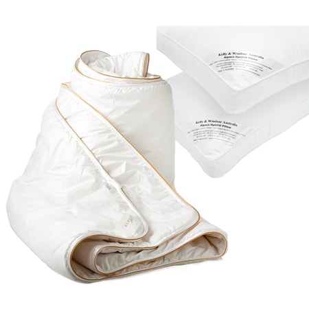 Kelly & Windsor Alpaca Gold 400GSM Queen Bed Pack