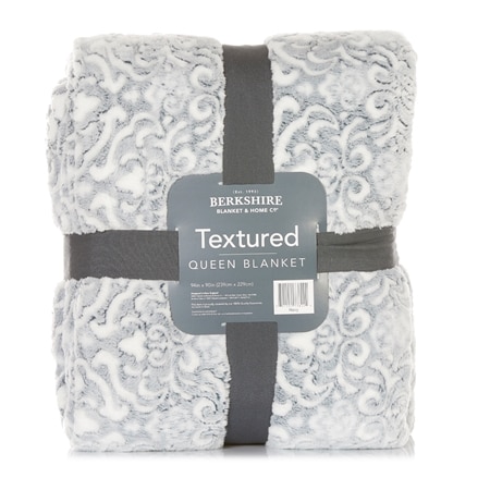 Berkshire Blankets Textured Velvetsoft Damask Blanket