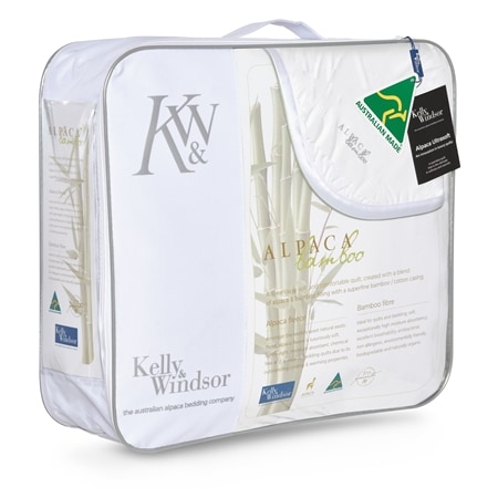 Kelly & Windsor Alpaca Bamboo All Seasons Quilt Duo - KB 245cm x 210cm