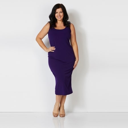 RTM Roxanne Plain Soft Jersey Maxi Dress