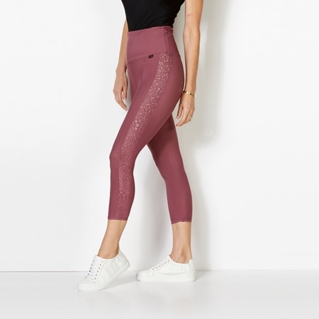 Proskin Slim High Waist Narrow Panel Capri Leggings