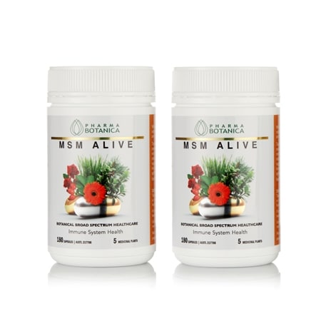 Pharma Botanica MSM Alive! 2 Pack (2x180 Caps)