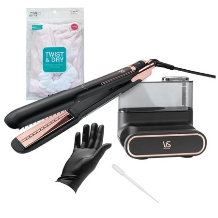 VS Sassoon Steam Straight Brilliance Straightener + Hair Access