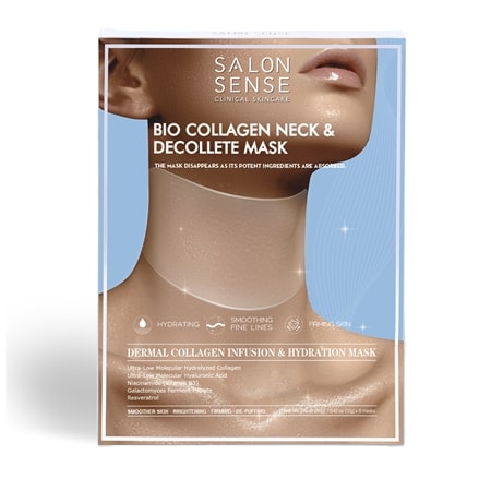 Salonsense Bio-Collagen Neck & Decollete Mask 5Pack