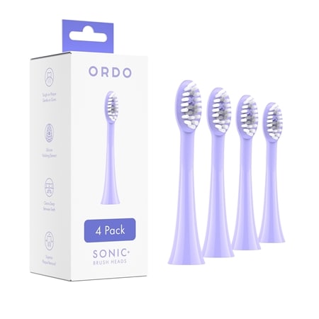 Ordo Sonic+ Electric Toothbrush Replacement Brush Heads 4Pk